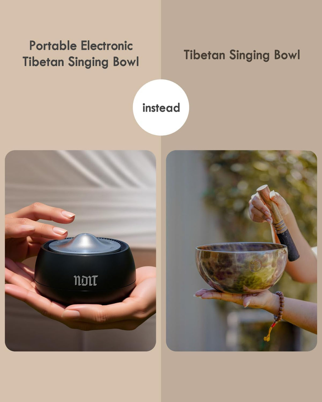 Portable Electronic Tibetan Singing Bowl